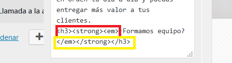 Etiquetas HTML2